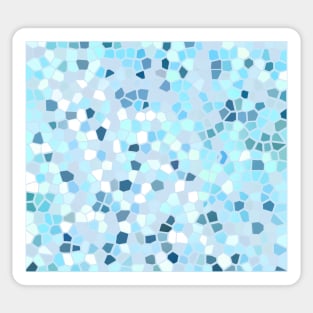 Blue Mosaic Sticker